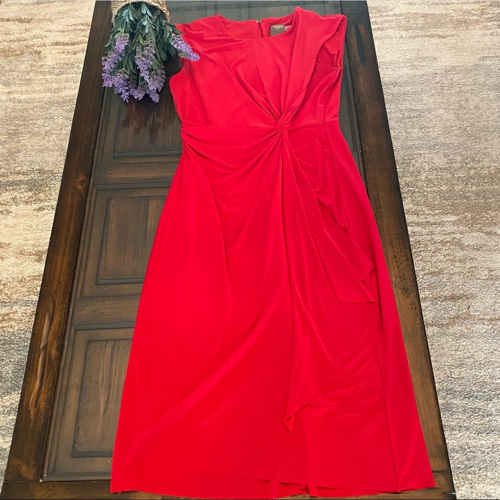Taylor Cap Sleeve Dress Sheath Dress - Picture 1 of 11
